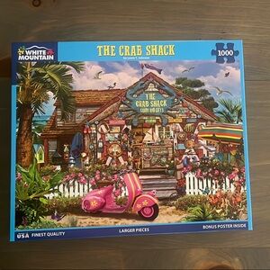 White Mountain The Crab Shack 1000 piece Puzzle Set